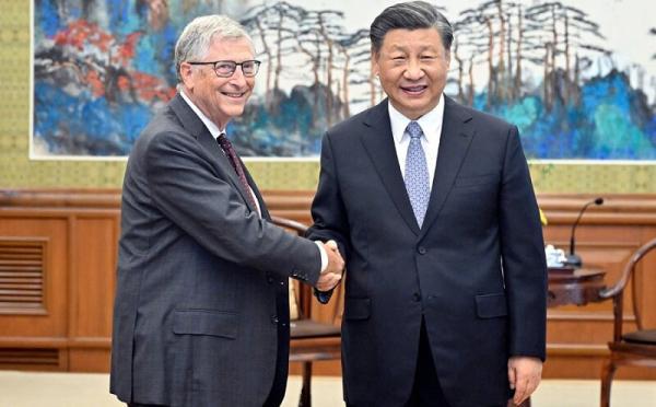 رئیس جمهوری چین، بیل گیتس را دوست خود خواند ، این برای بشریت مفید است!